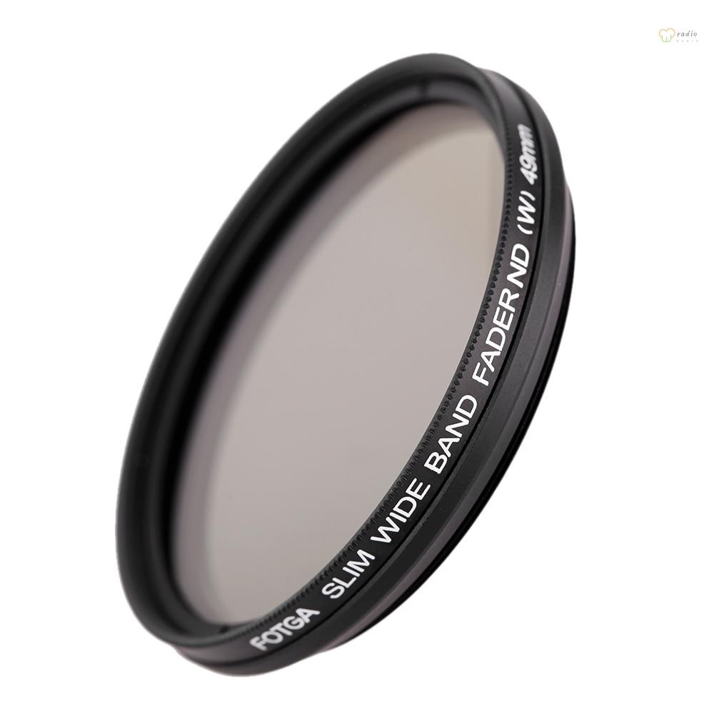 Filtre ND Fader FOTGA 49mm - Densité Neutre Réglable ND2 à ND400 - Pour Vidéo Photo