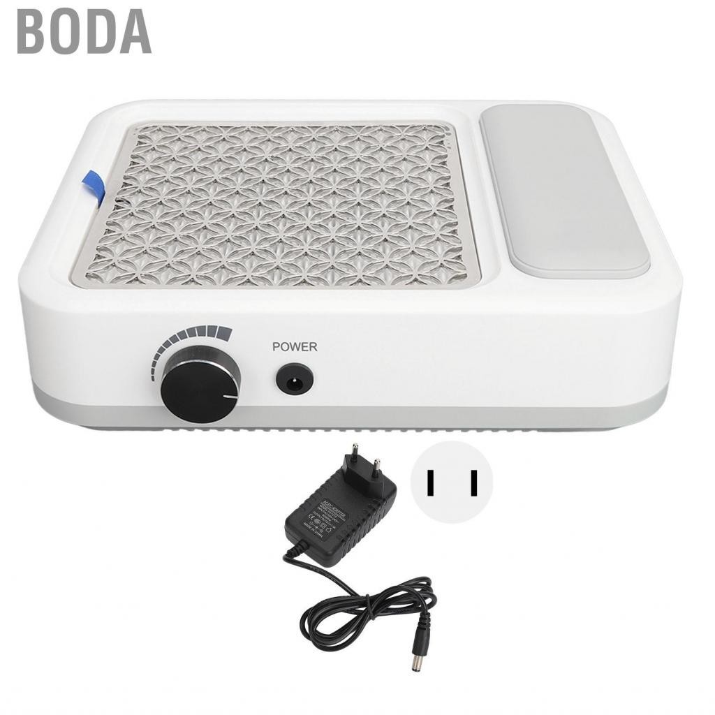 Boda Electric Nail Dust Collector with Reusable Filter Hand Pillow Speed Adjustable Vacuum