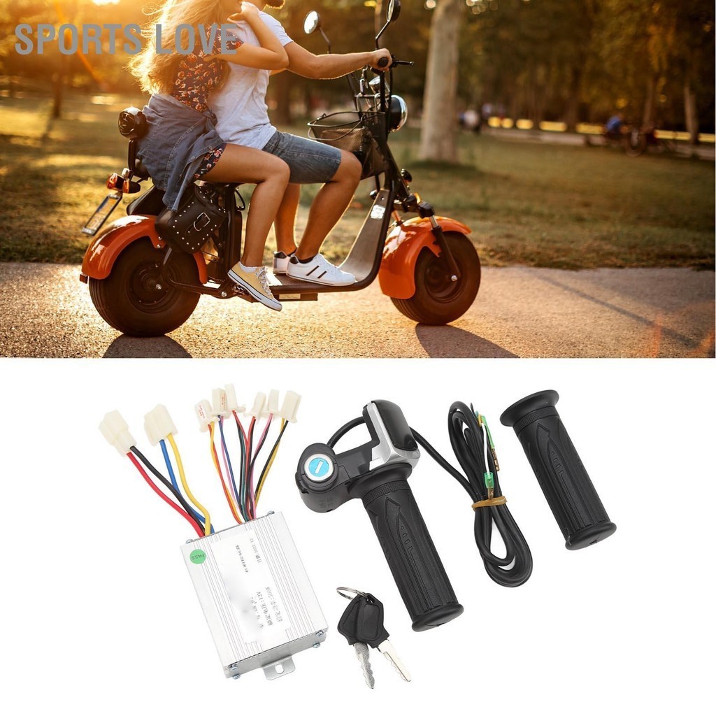 Sports Love Controller Throttle Grip Set 12V500W Electric Speed ...