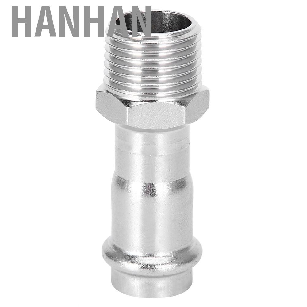 Hanhan Stainless Steel Pipe Fitting Reducer Adapter 3/4 DN20 Male ...