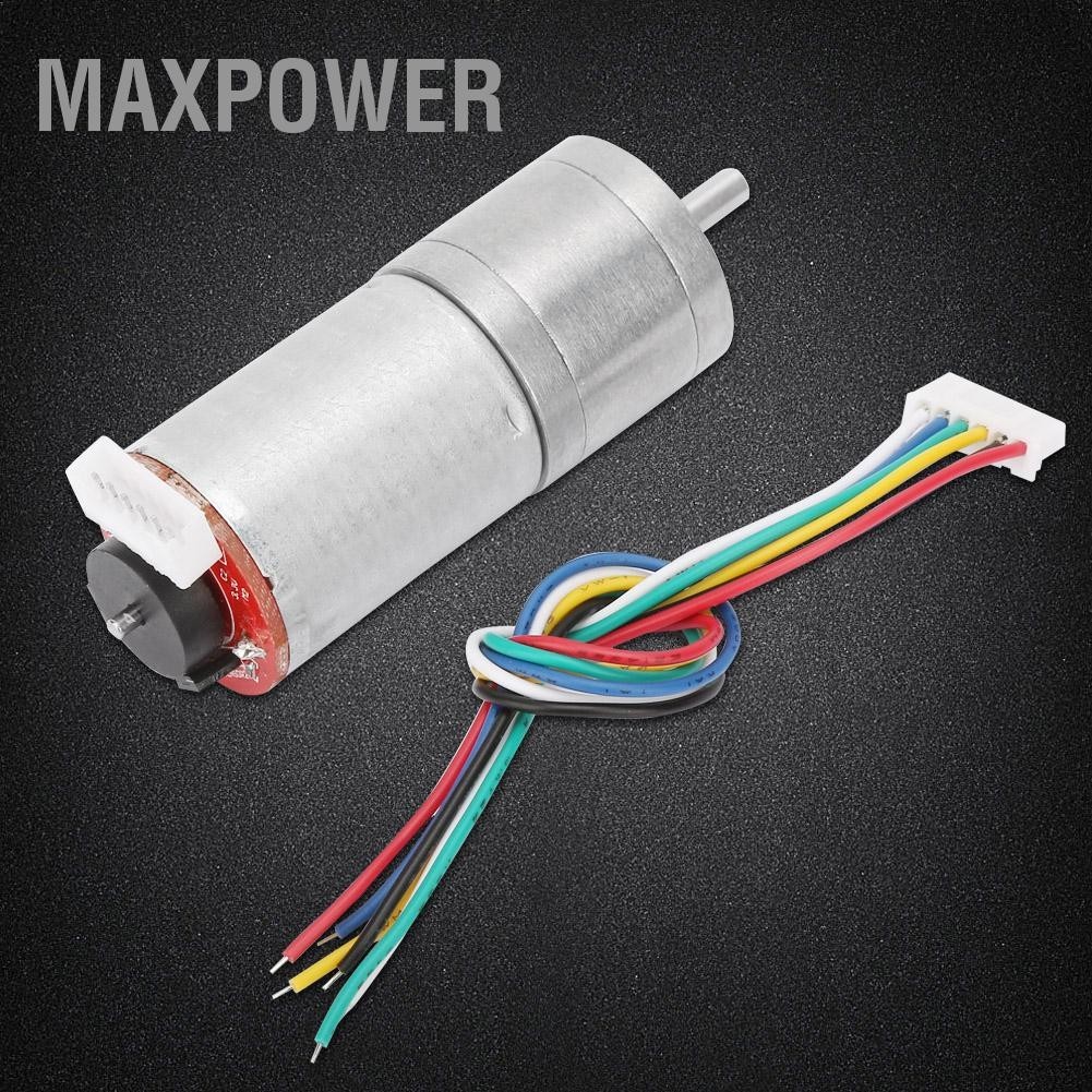 Maxpower DC 12V Encoder เกียร์มอเตอร์ลดความเร็วมอเตอร์สำหรับหุ่นยนต์ RC ...