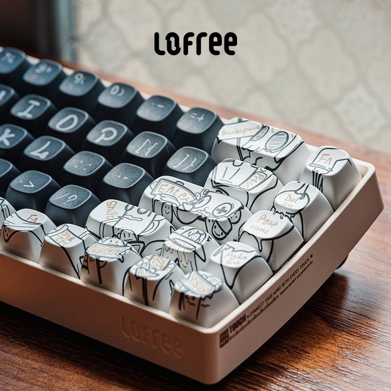 Lofree lofree 68/100-Key Mechanical Keyboard ไร้สายบลูทูธแกนสีแดงแกนสี ...