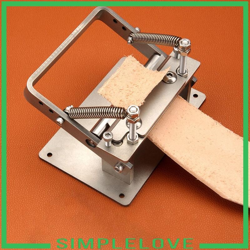 Manual Leather Skiver Tool - Stainless Steel Paring Peeler & Splitter For Leather Crafting