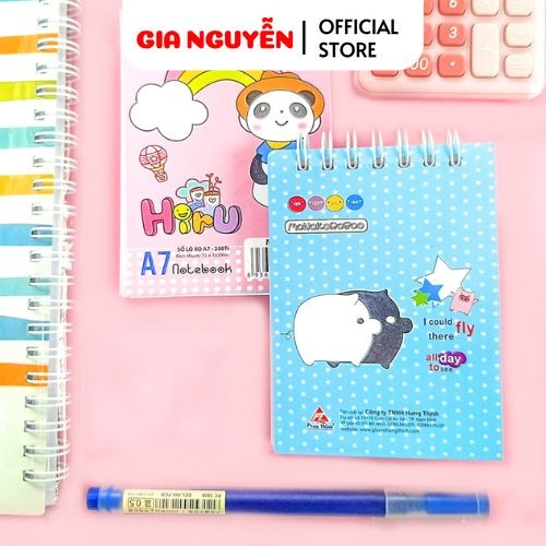 เอ็กซ์โอ สมุดโน้ตสปริงแนวนอน 200 หน้า อัจฉริยะ ก6 / ก7 - 842 / 843