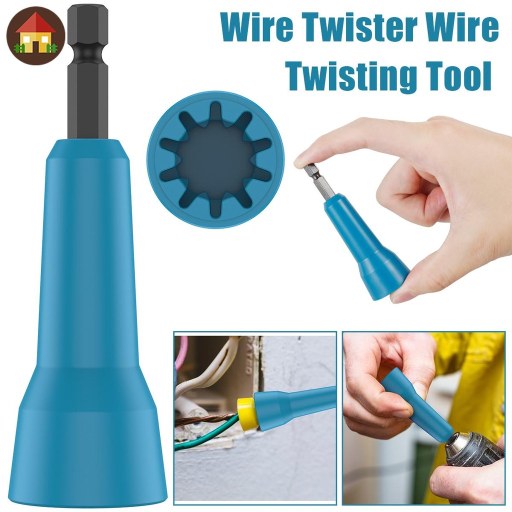 Wire Twister Wire Nut Driver 1/4 นิ้ว Chuck Spin Twisting Wire ...