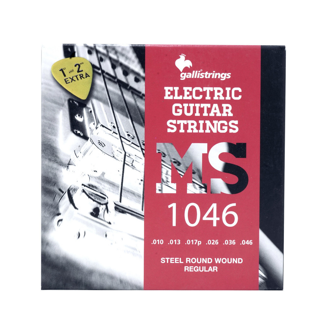 Galli® Strings MS1046 Electric Strings สายกีตาร์ไฟฟ้า เบอร์ 10 วัสดุ ...