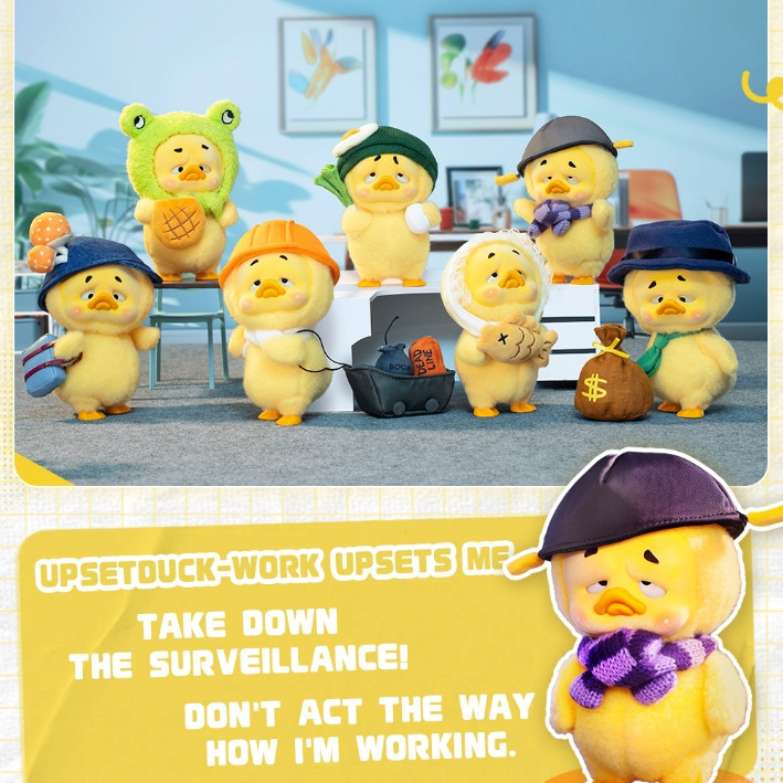 🇹🇭 กล่องสุ่มโมเดล เป็ด กำลังฮิต UPSET DUCK Work Upsets Me!! มี6 เเบบให้