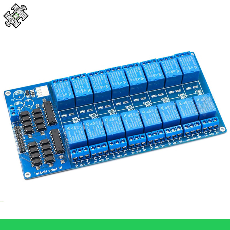 ENGLAB★บอร์ดควบคุมรีเลย์ 5V 12V 24V,โมดูลรีเลย์ 16 ช่อง,รีเลย์ Arduino ...