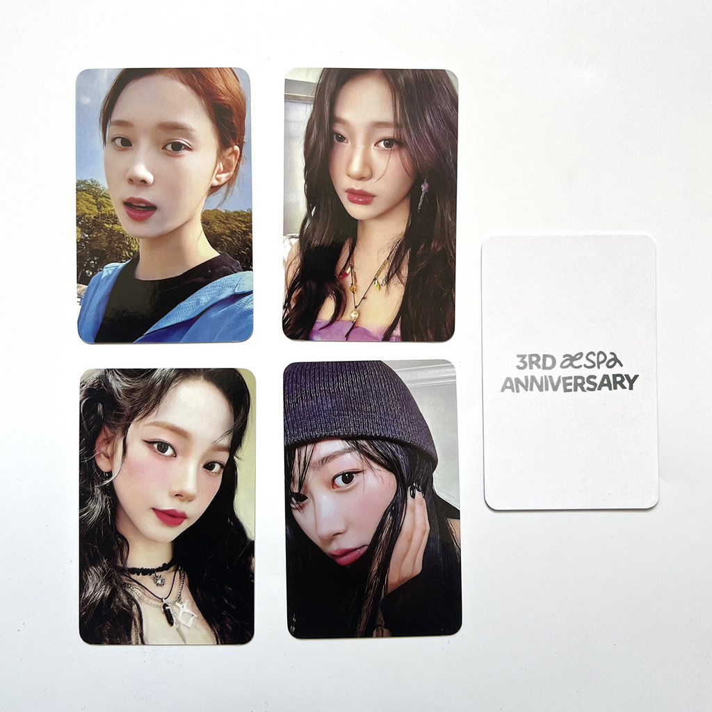 K-Pop Fan Merchandise Trading Cards AESPA Photocards Collection