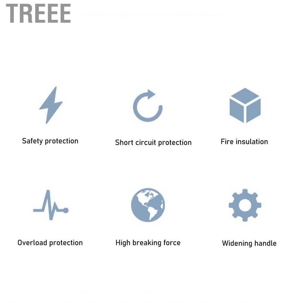 Treee AC 400V 63A 4P Miniature Circuit Breaker Rail Mounted Dual Power ...