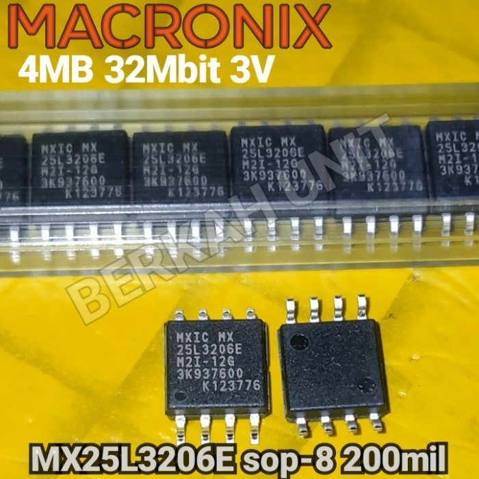 Ic EEPROM MX25L3206E MX25L3205D MXIC 25L32 4MB 32M-BIT 3V -SS13 ...