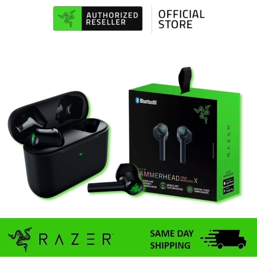 Razer Hammerhead True Wireless X Wireless Low Latency Earbuds หูฟัง ...