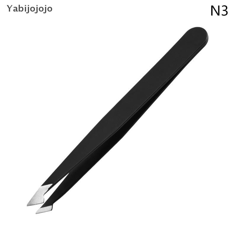 Yabijojojo 1 ชิ้น Precision แหนบสแตนเลสสําหรับผมคิ้วกําจัดขนบนใบหน้า ...