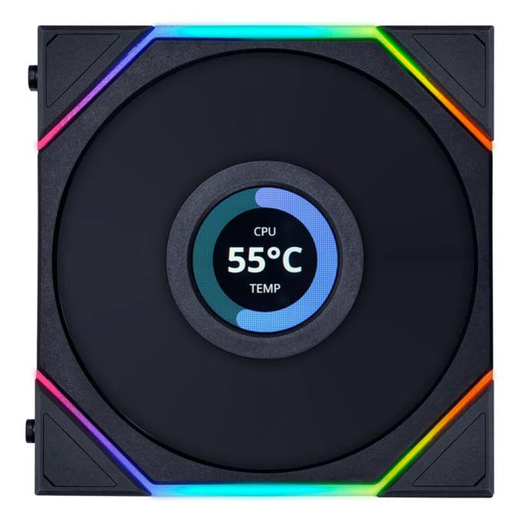 Lian Li UniFan TL LCD 120/140 1x120/140mm Normal / Reverse Blade ARGB With LCD 1.6" Screen PWM