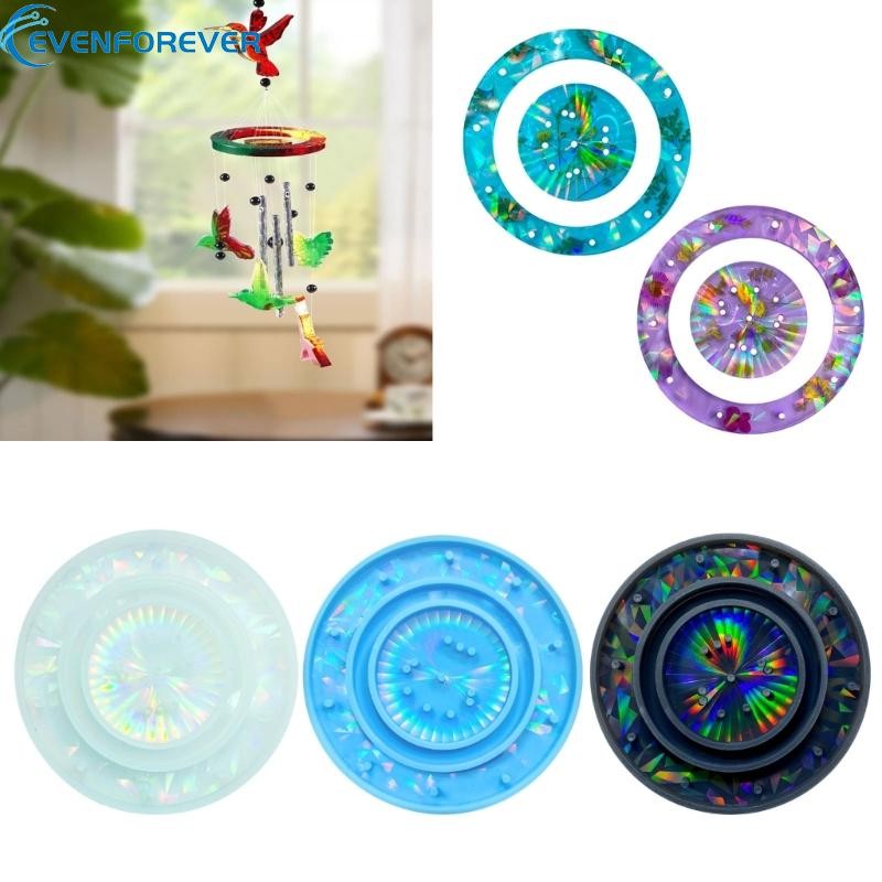 Ev DIY Wind Chime Turntable แขวนผนัง Wind Chime ซิลิโคนอีพ็อกซี่ ...