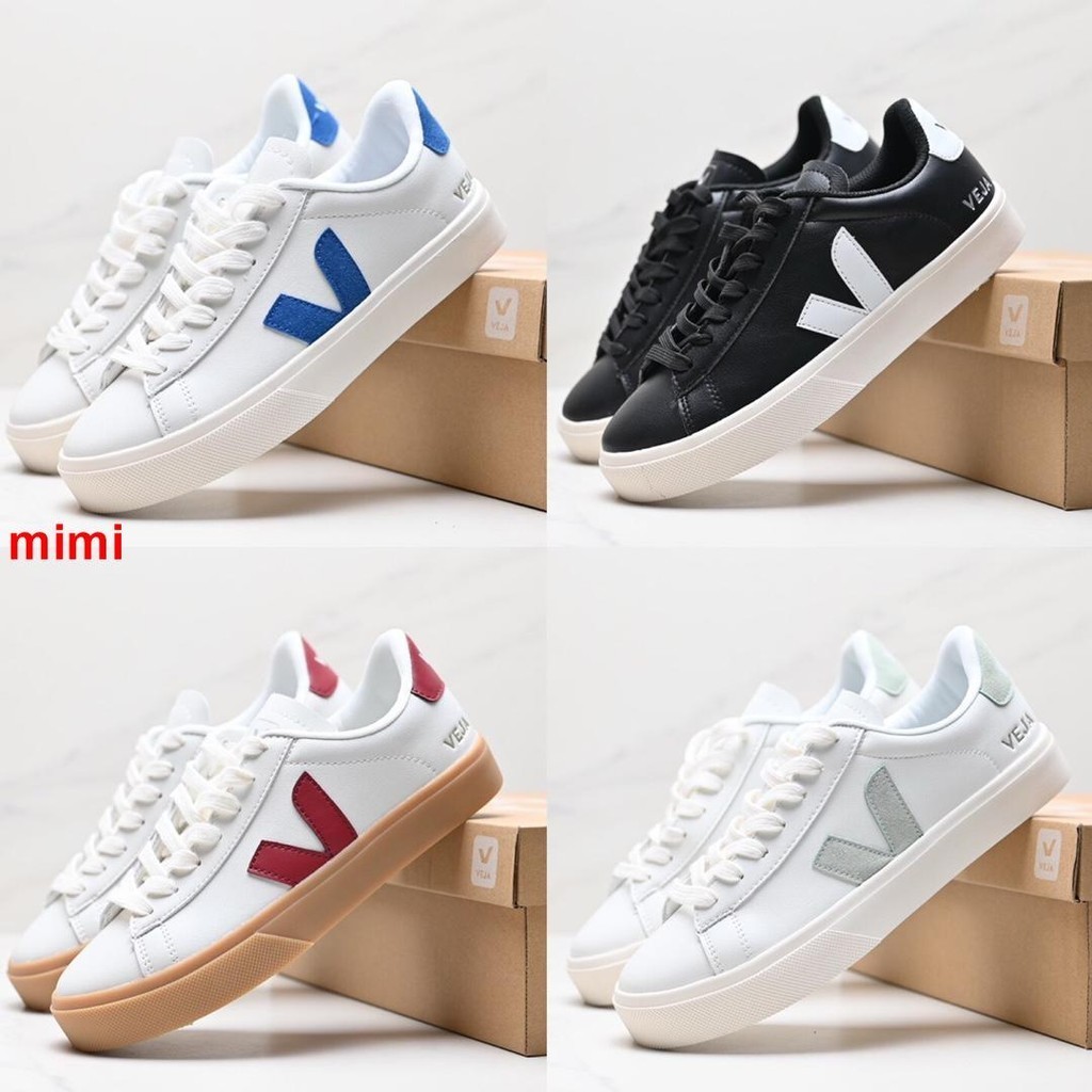 Veja รองเท้าผ้าใบหนัง แบบพิเศษ สําหรับผู้หญฺง รุ่น M43 | Shopee Thailand