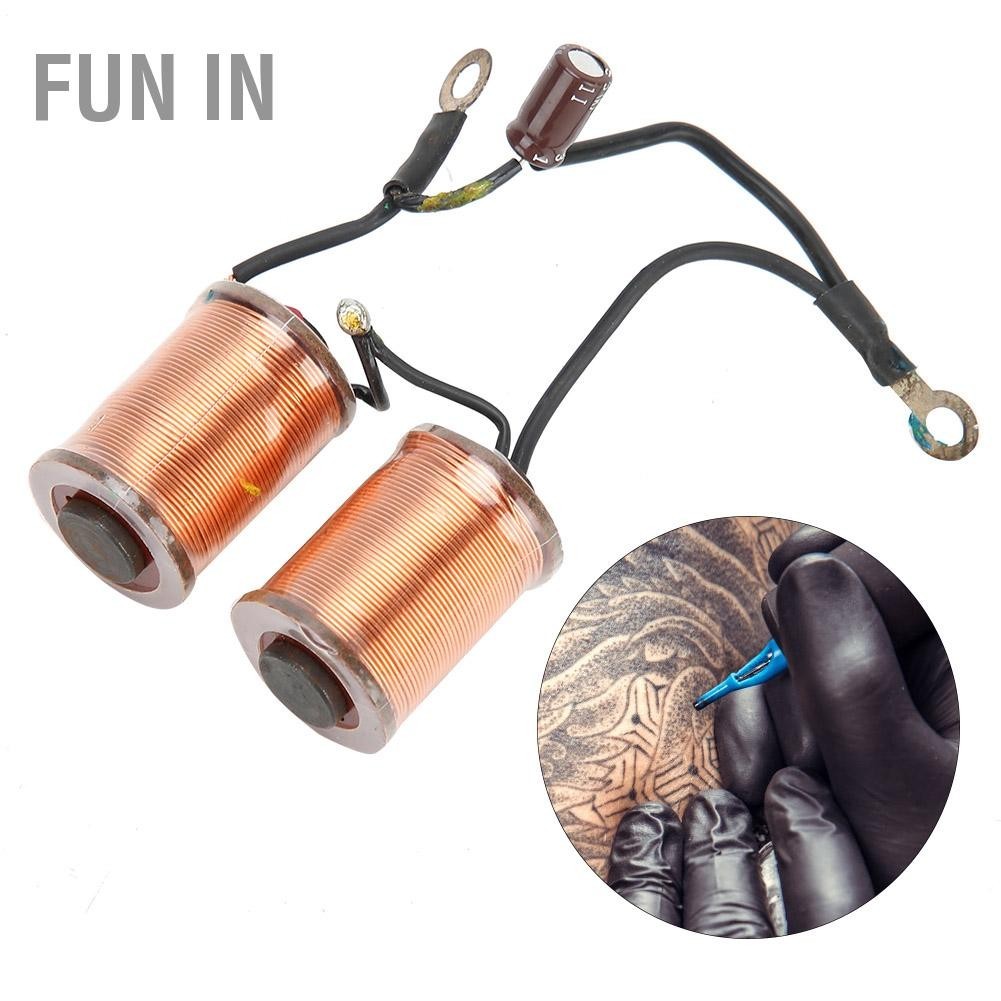 Fun IN 10 Wraps Tattoo ทองแดง Coils Professional Machine อุปกรณ์เสริม ...