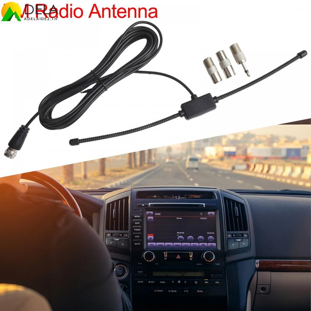 New Antenna+Connector Adapter FM Radio Indoor Music System Home Stereo ...