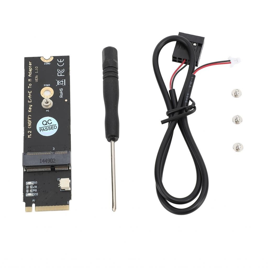 M.2 Key M Adapter Card M.2 NGFF A E Key To M.2 M Key Card USB2.0 ...