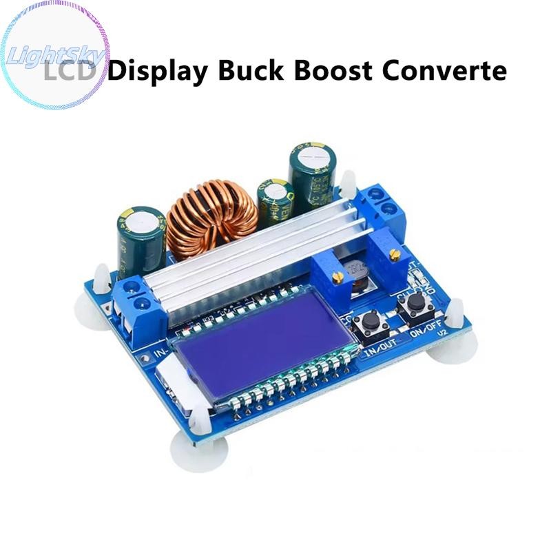 Convertitore 30V 3A Convertitore Buck-Boost DC 5.5-30V A 0.5-30V Con Display LCD - Regolazione Tensione/Corrente Buck Boost Controller - Foto 9