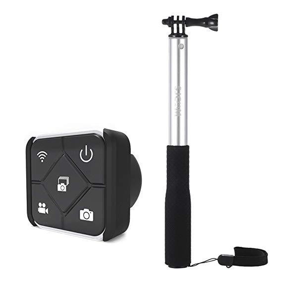 ไม้เซลฟี่พร้อมรีโมท REMOTE สำหรับกล้อง SJ CAM M20 SELFIE STICK Remote ...