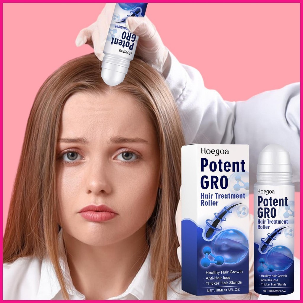 ลูกกลิ้งปริมาณ 18 มล. สําหรับผมหนาแน่น และแข็งแรง | Shopee Thailand