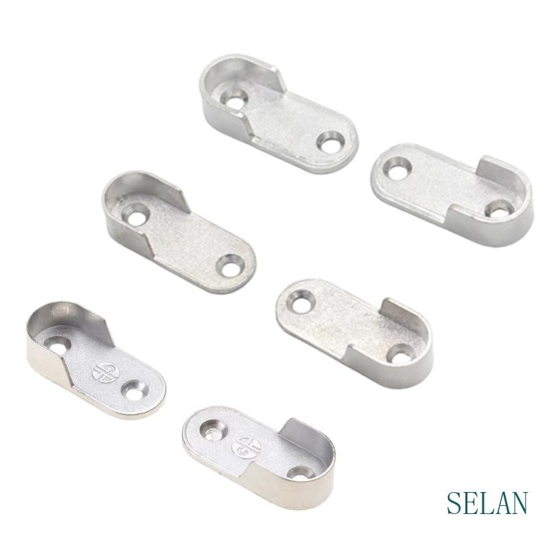 Sel 4 ชิ้นโลหะผสม-ติดผนังราวแขวนตู้เสื้อผ้า Thicken รองรับวงเล็บหลอด ...