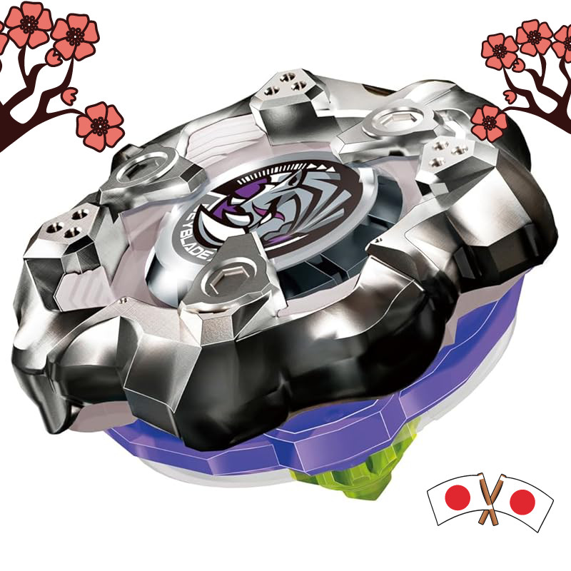 Beyblade X Jeu BX-19 Booster Rhino Horn 3-80S - Métal - Pour Stade Bx-20 Arene Beyblade