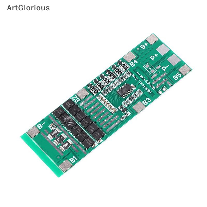 BMS 4S 30A 14.4V Balancer PCB 18650 Lipo Li-ion Battery Protection Board LiFePO4 4S BMS bilanciamento circuito di ricarica PCM (4S 3.7V verde