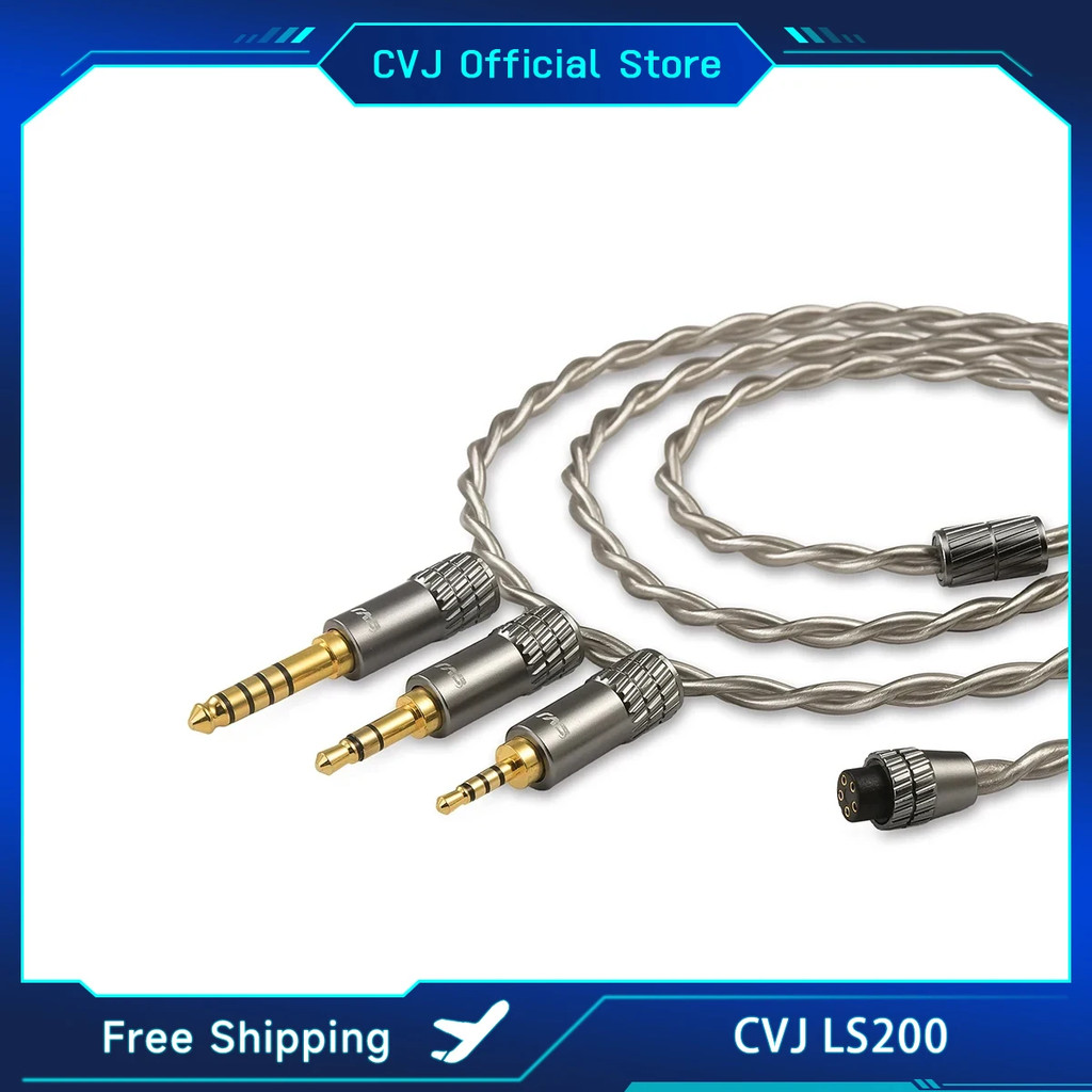 Cvj LS200 Silver-Plated HIFI หูฟังอัพเกรดสําหรับ TRN KZ SIMGOT CCA TFZ ...