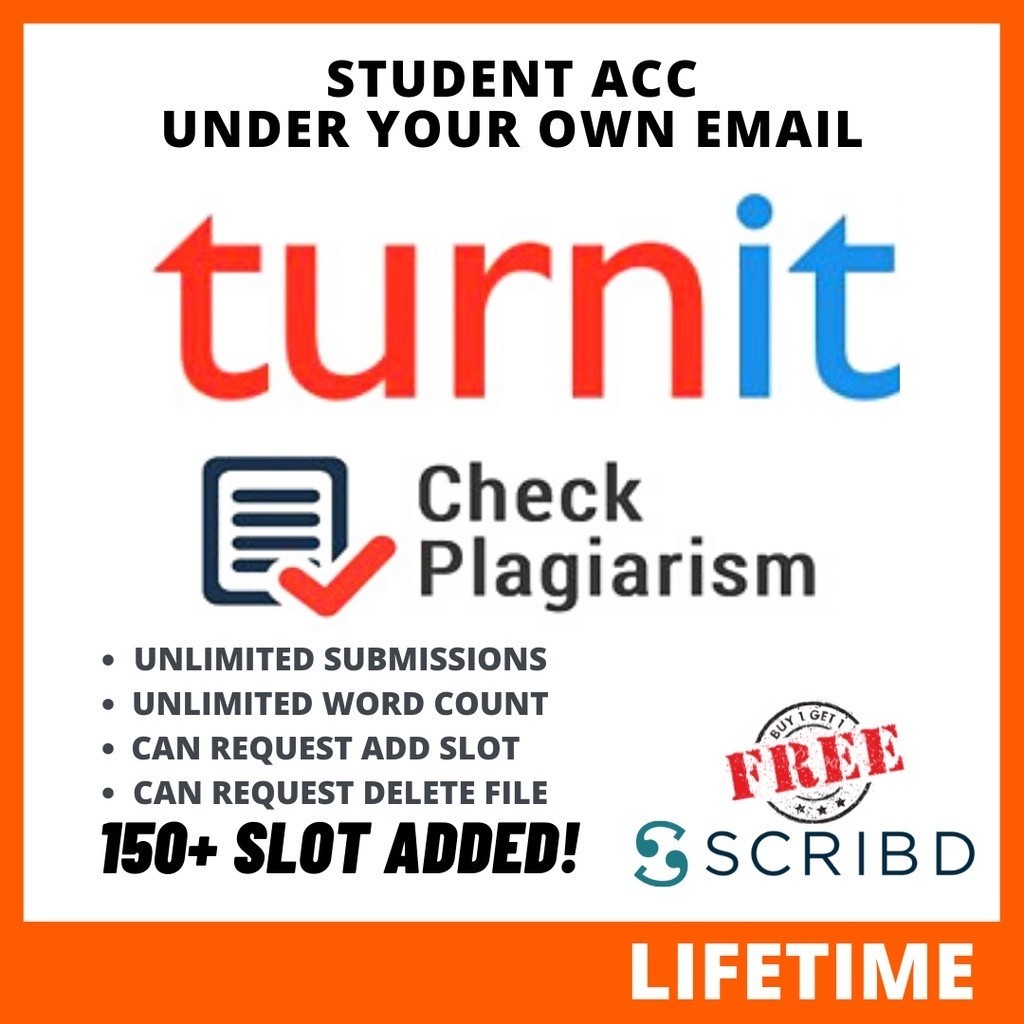 [พร้อมส่ง] Turnit Tunitn Student Account Premium No Repository | Shopee ...