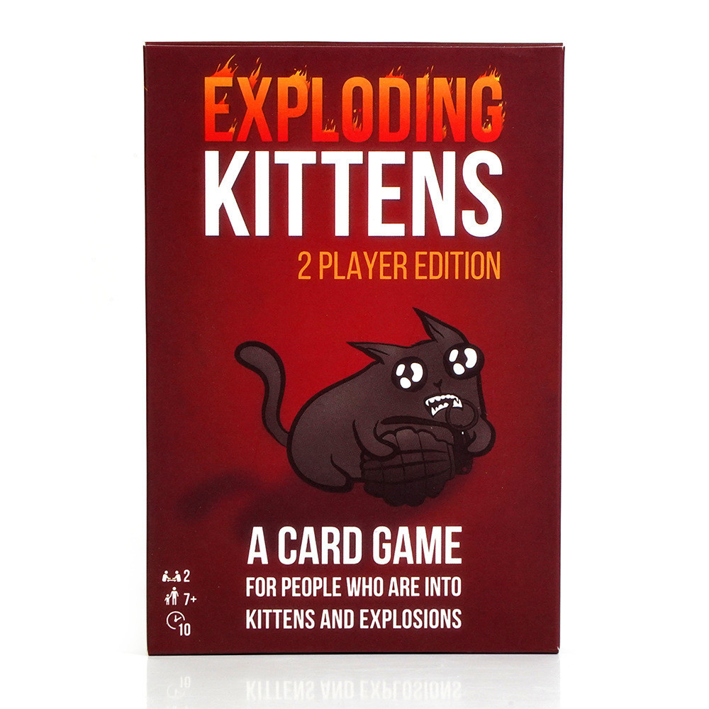 การ์ดเกม Exploding Kittens 2 Player Edition สําหรับเล่นเกม | Shopee ...