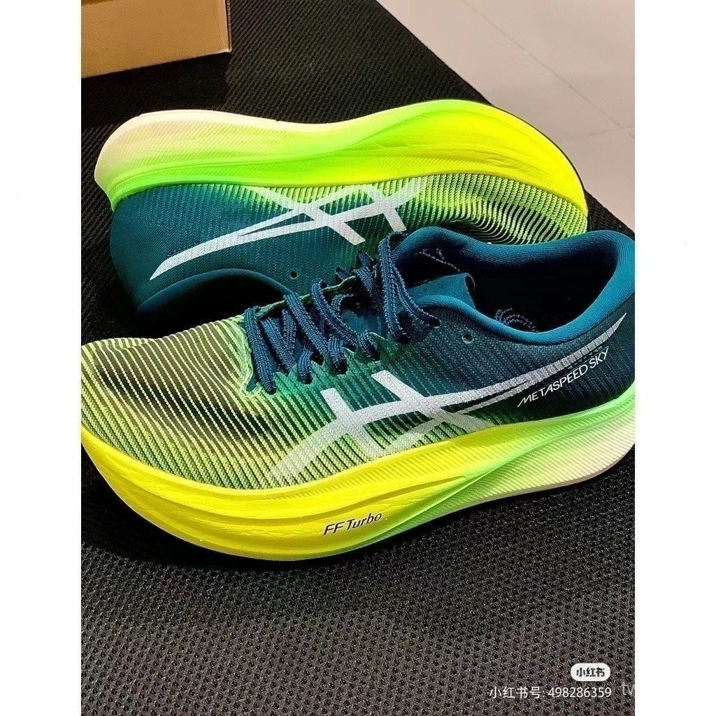 รองเท้าวิ่งมาราธอนผู้หญิง ASICS metaspeed Sky 2 EDGE ใหม่ น้ำหนักเบา ...