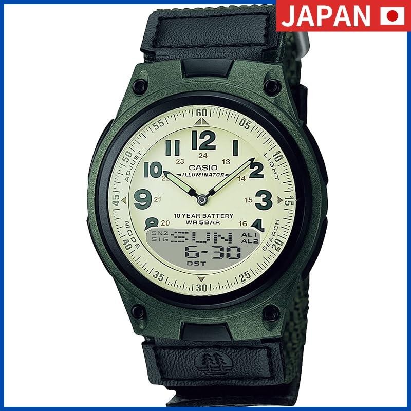 Casio Collection AW-80V-3BJH Men's Khaki Watch from Japan, Genuine ...
