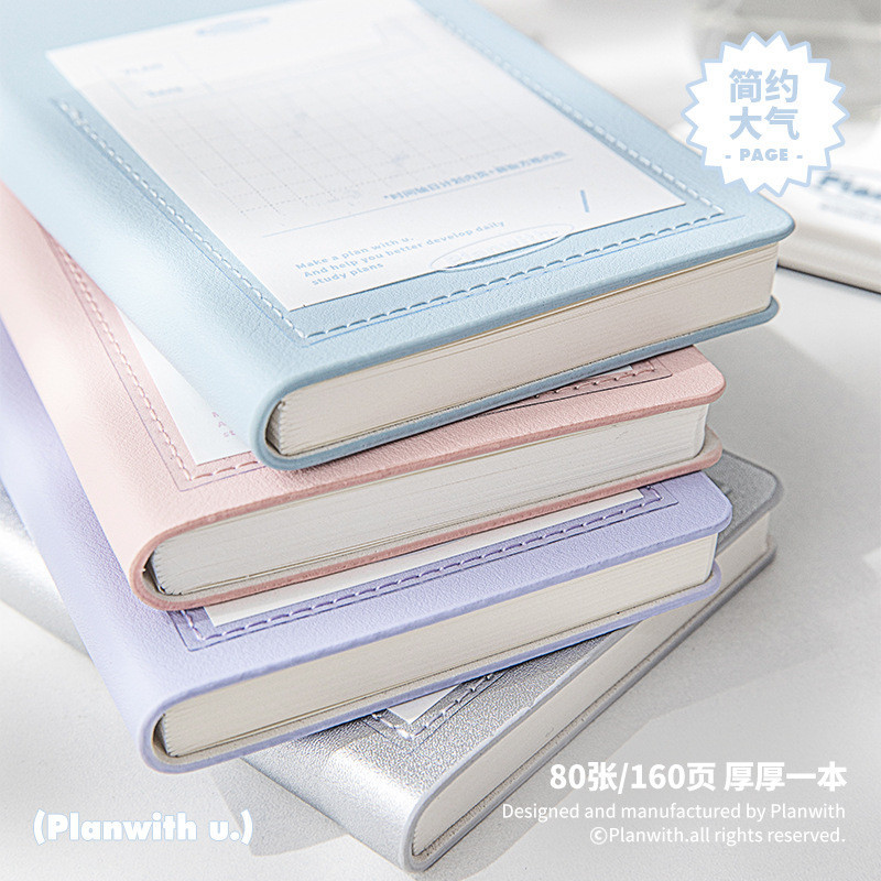 Cdaily|Student Planner todolist Notebook Timeline Checkered Notebook ...
