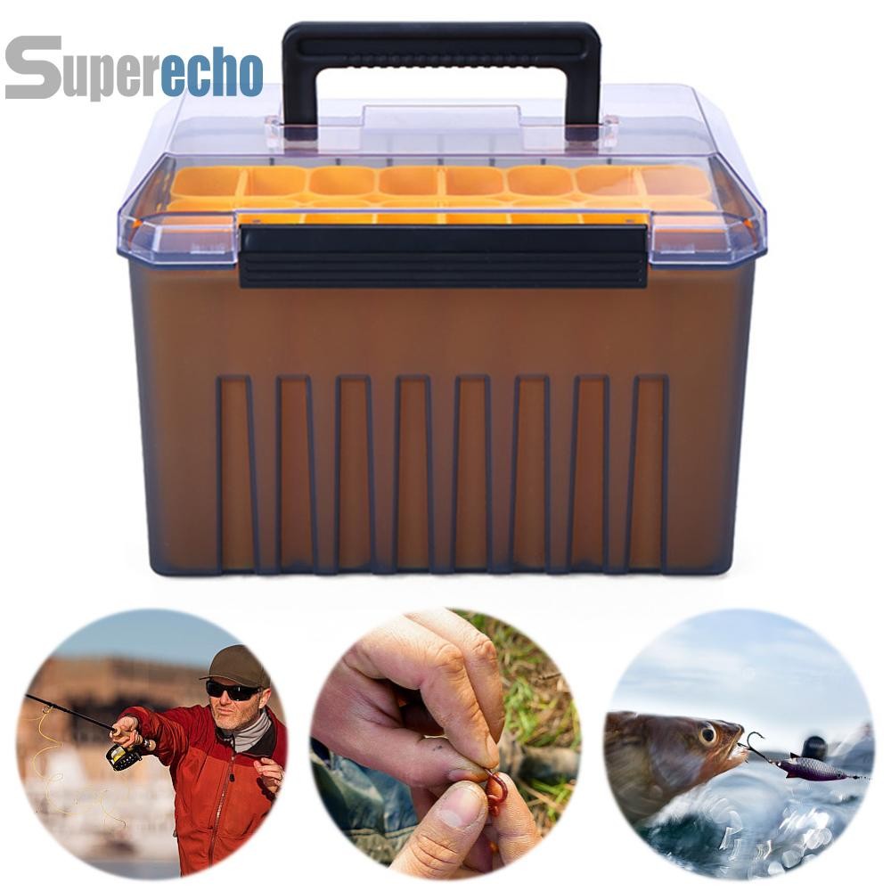 24 กริด Webfoot Octopus Egi Storage Organizer กล่อง Minnow ปลาหมึก Jig ...