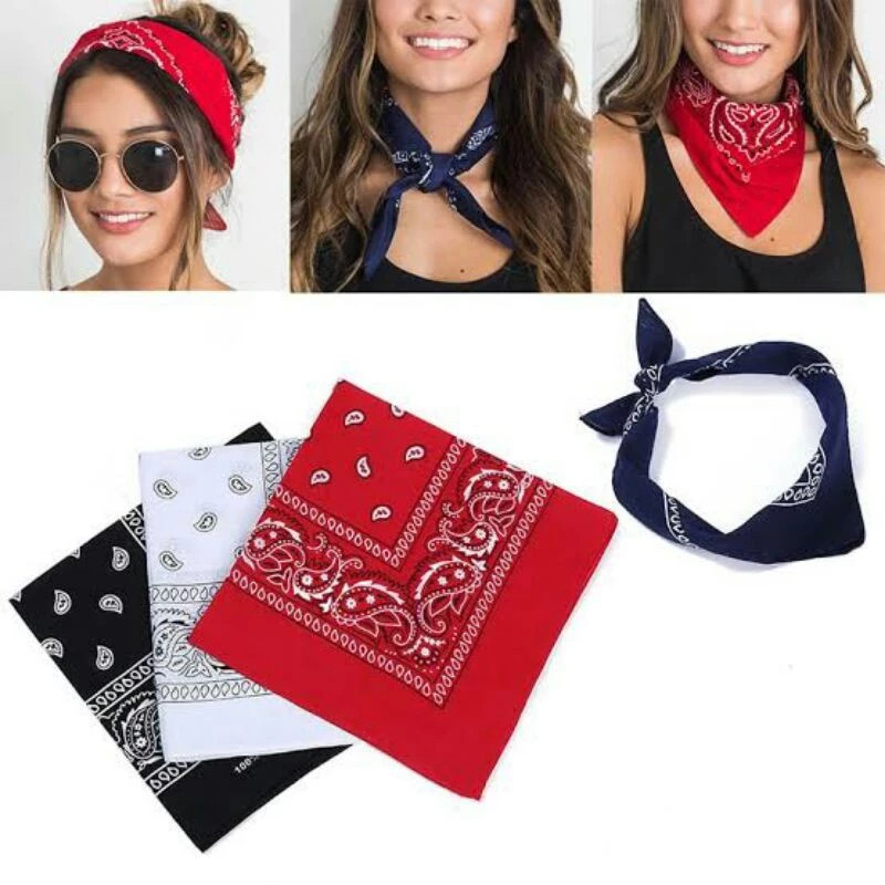 MERAH Slayer Mask Bandana ผ้าเช็ดหน้า Slayer Motif Batik - สีดํา แดง ...