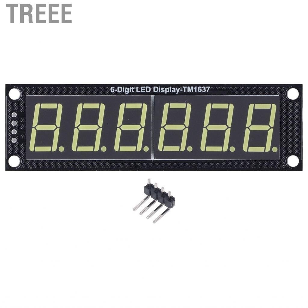 Treee 5V TM1637.h Decimal LED 6 Digit 7 Segment Displays Digital ...