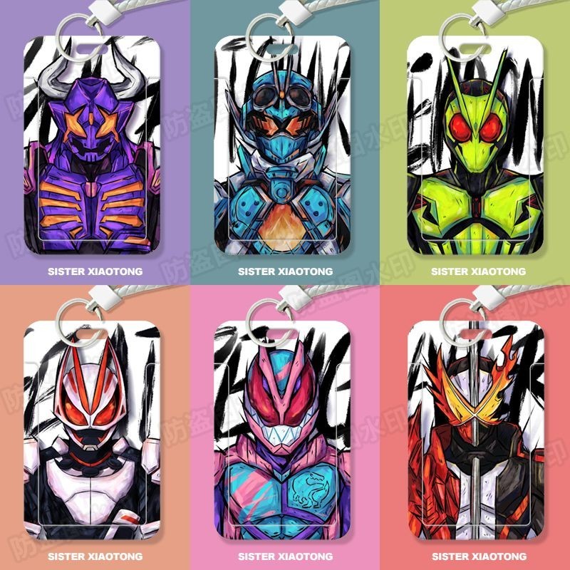 Kamen Rider Merchanded Student Slide Card Holder Meal Card Bus Card ID ...