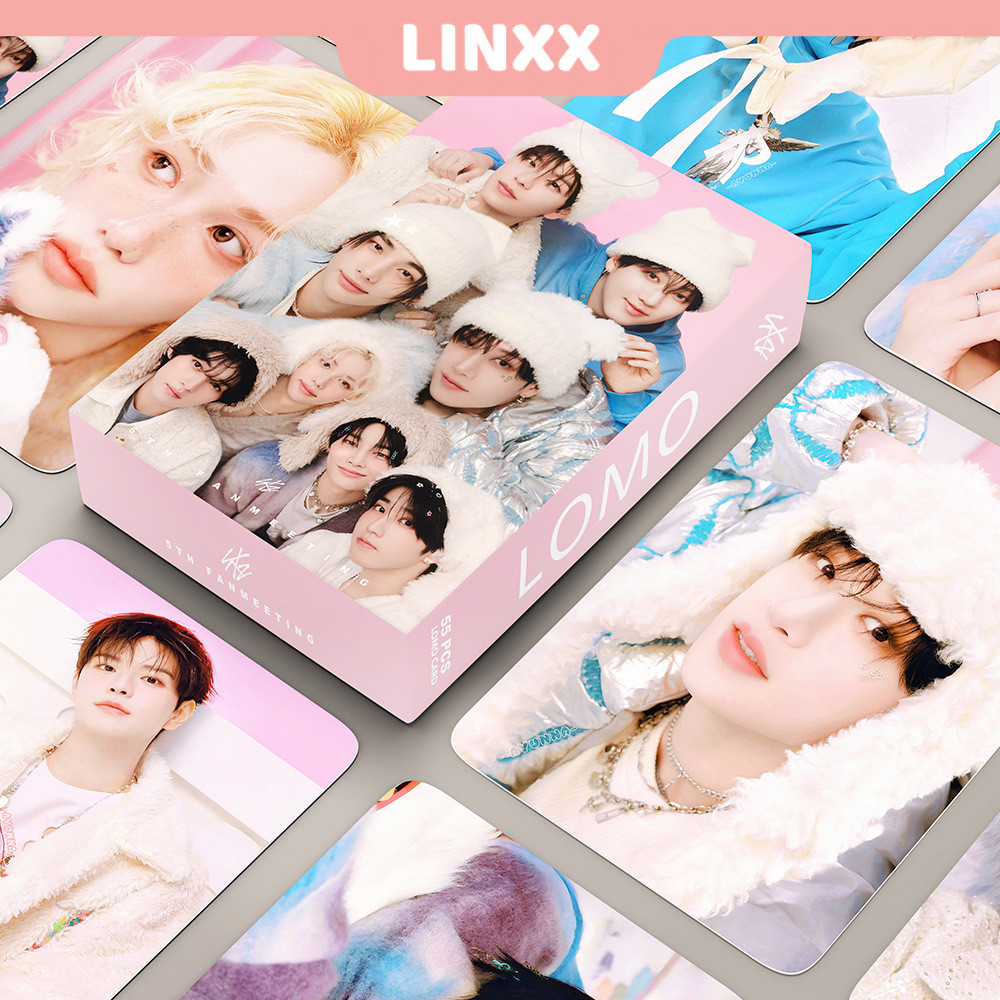 Linxx 55 ชิ้น Stray Kids อัลบั้ม 5 การ์ด LOMO K-Pop พัดลมสะสม ...