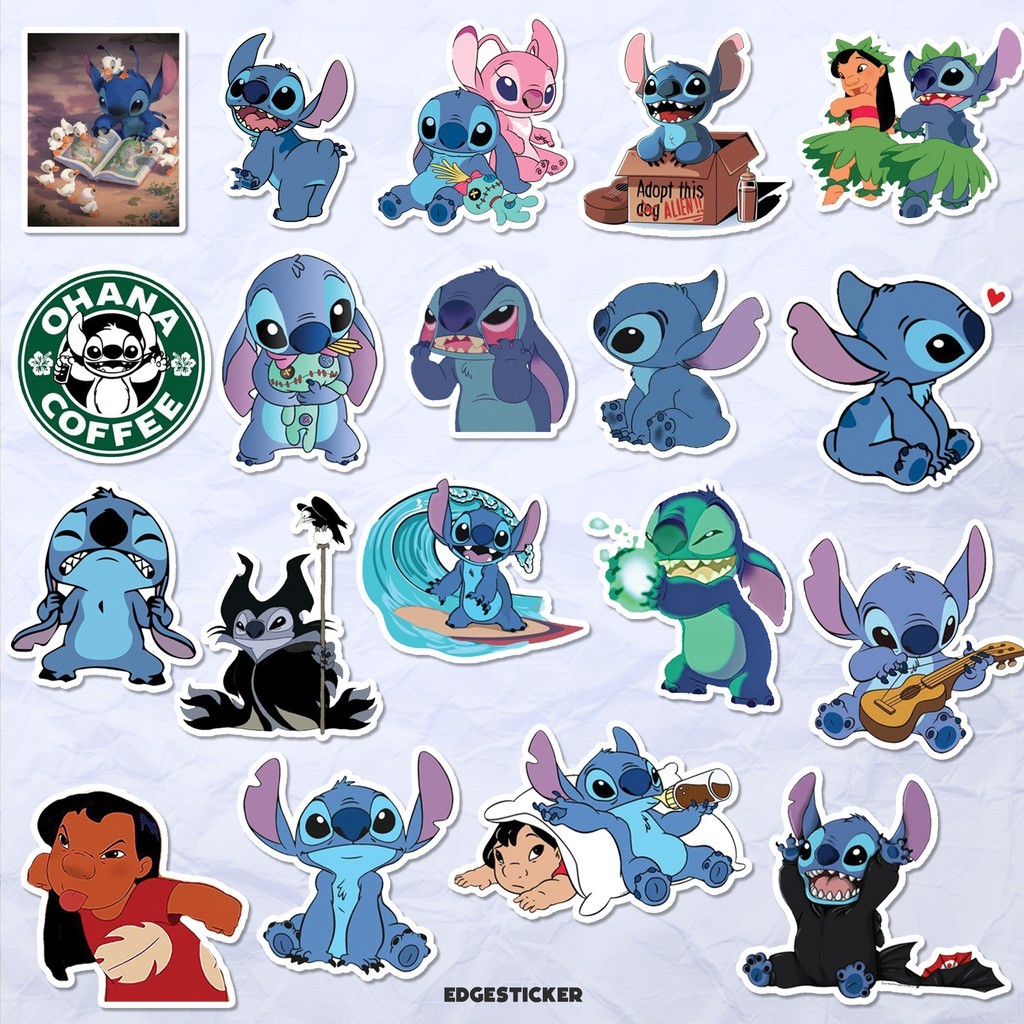 Lilo and Stitch Sticker Tumblr Aesthetic Laptop Sticker | Shopee Thailand