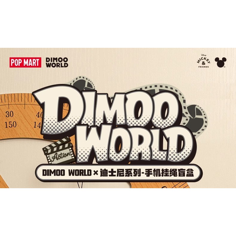 [Asari] POPMART DIMOO WORLD x Disney Series โทรศัพท์มือถือ Lanyard ...