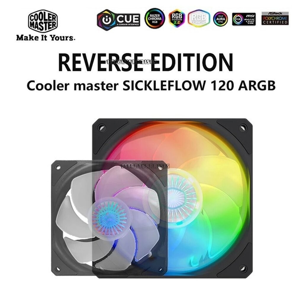 Cooler Master SickleFlow 120 V2 Zwarte behuizing