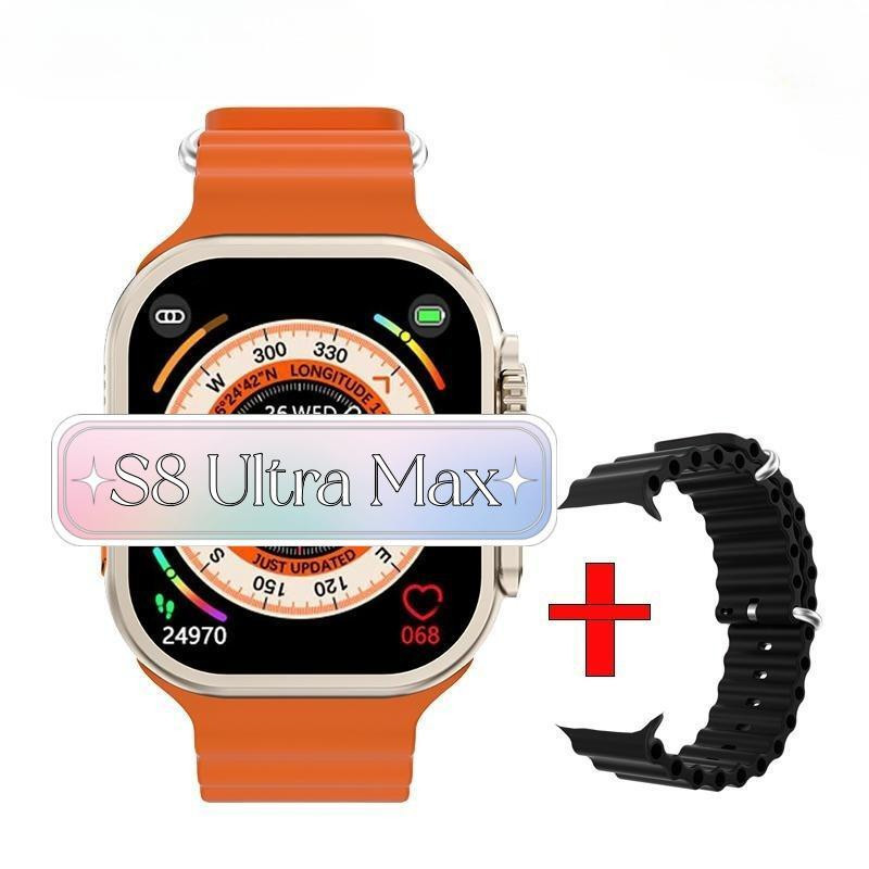 S8 Ultra Max Smartwatch Fitness NFC Original 1:1 Dual Series 8 BT Call ...