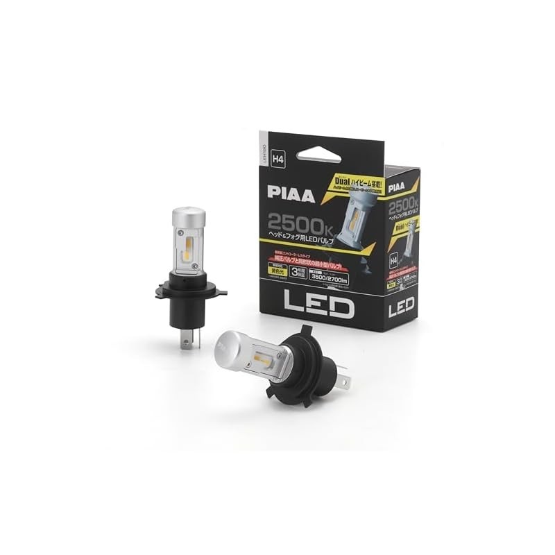 PIAA H4 LEDバルブ 6600K 【公式通販】