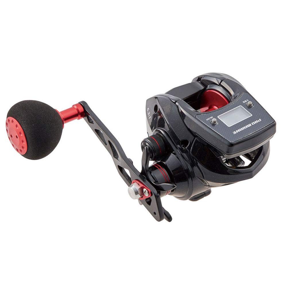 Moulinet Numérique Pro Marine DE250PE - Compteur, 6.3:1, 5kg Drag - Pêche En Mer