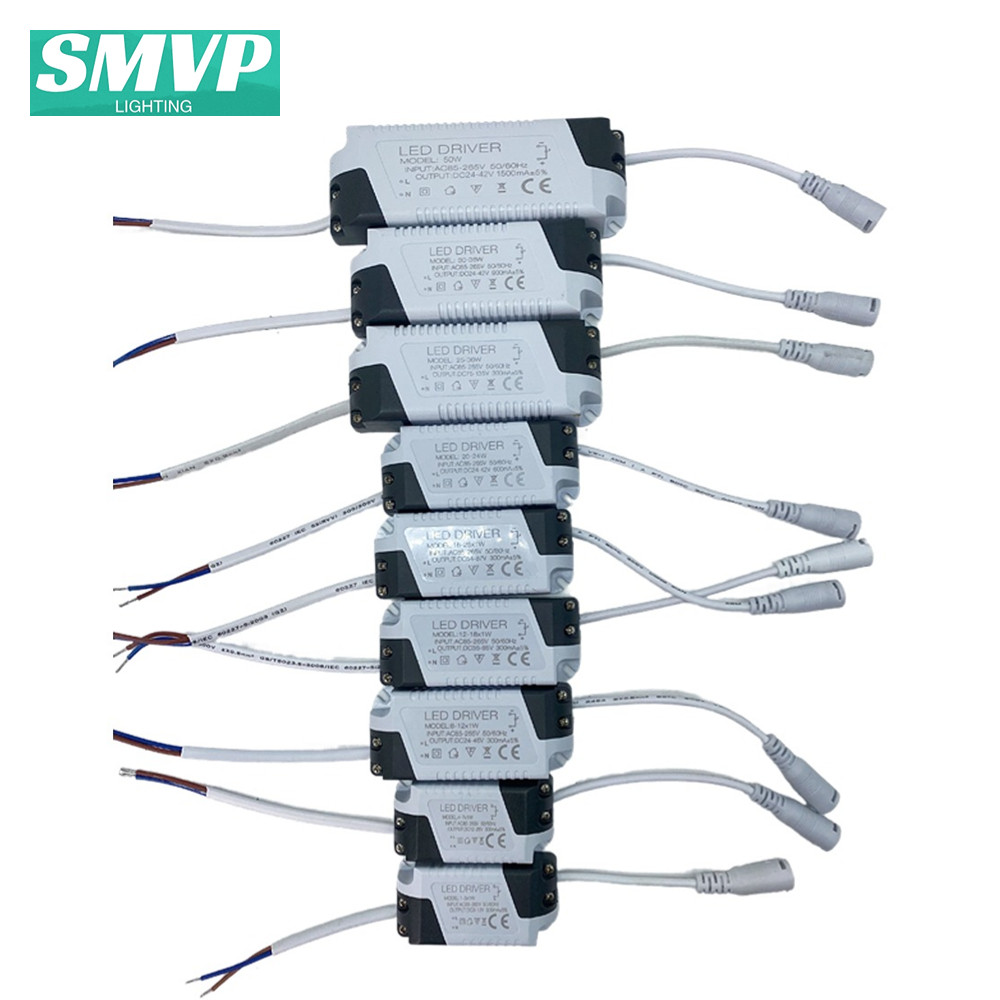 Smvp LED โคมไฟไดร์เวอร์หม้อแปลงไฟฟ้าอะแดปเตอร์ AC85-265V 1-3W 4-7W 8 ...