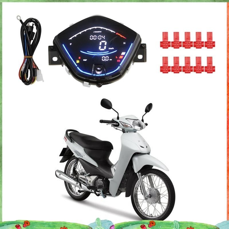 สําหรับ Wave110 Wave110Rs 110Rs ดิจิตอลเมตรรถจักรยานยนต ์ Tachometer ...