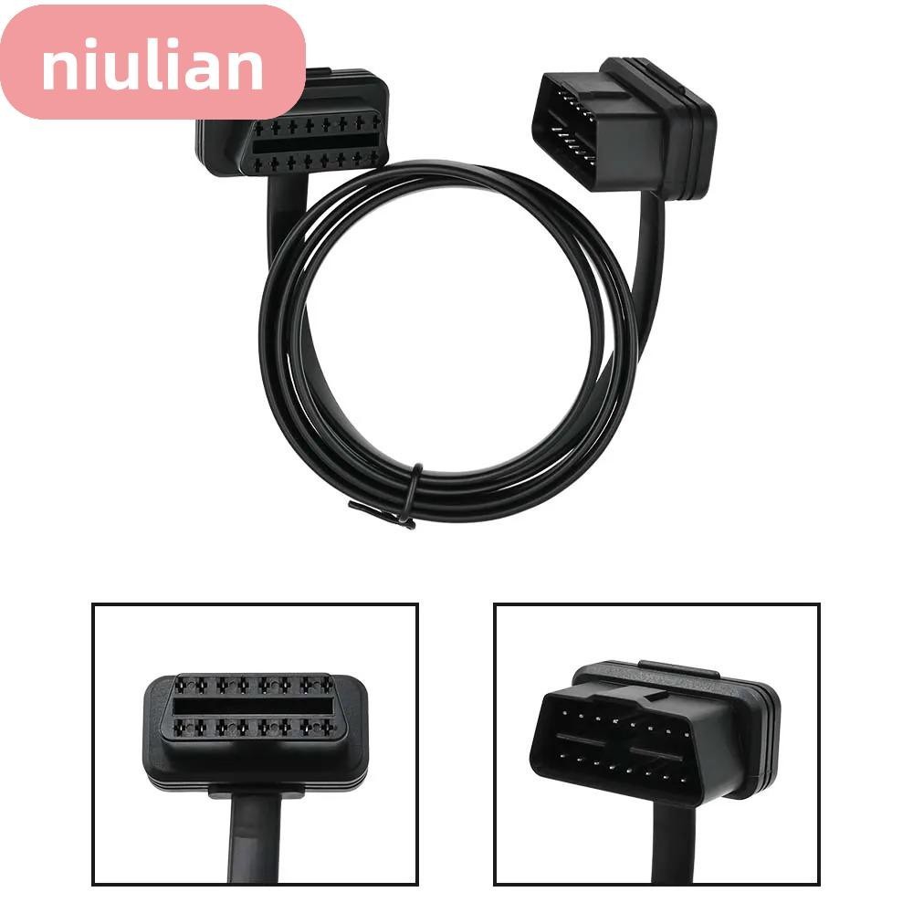 Niulian OBD2 Extender, ชายคู ่ หญิง 30/60/100/120CMสายต ่ อ , ทนทานแบน ...