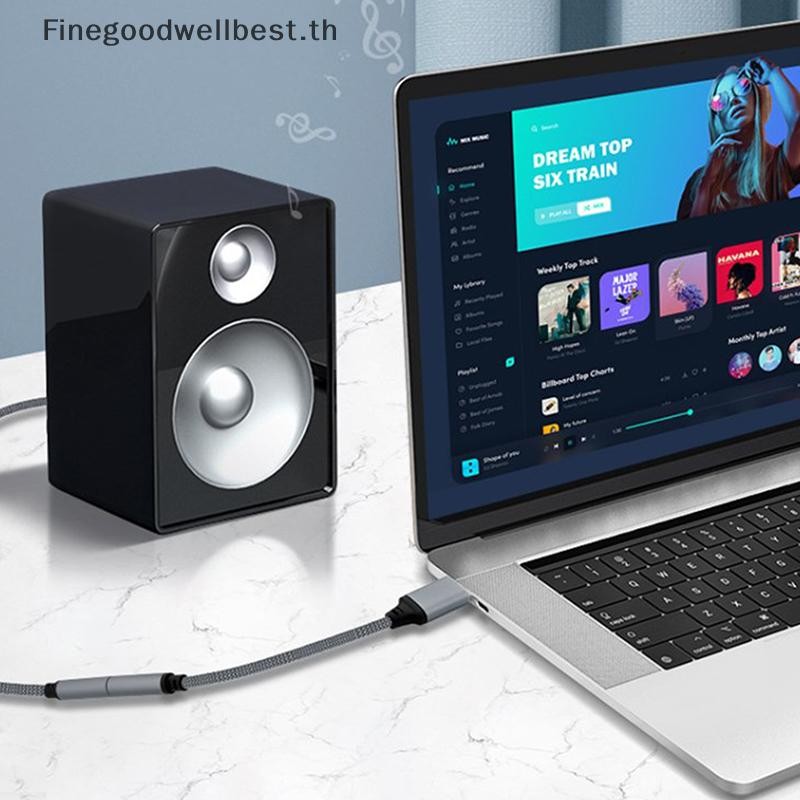 Fbth อะแดปเตอร์การ์ดเสียง USB พร้อมแจ็ค 3.5 มม. สําหรับแล็ปท็อปพีซี ...